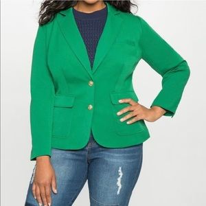 Bright green Eloquii blazer size 20